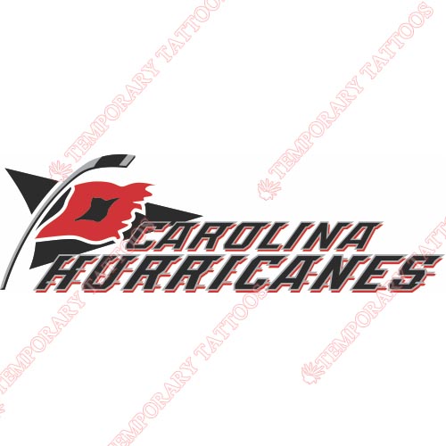 Carolina Hurricanes Customize Temporary Tattoos Stickers NO.106